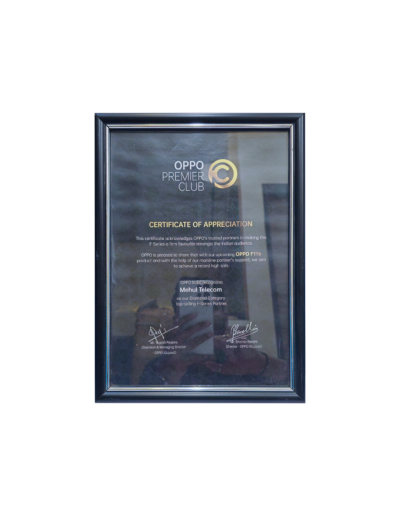 Certificate Oppo - 2