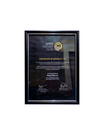 Certificate Oppo - 3