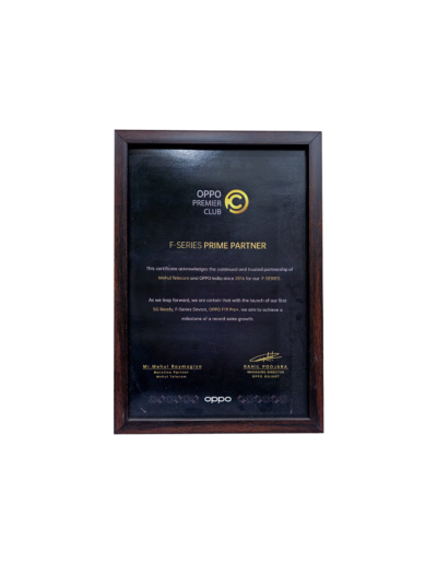 Certificate Oppo - 4