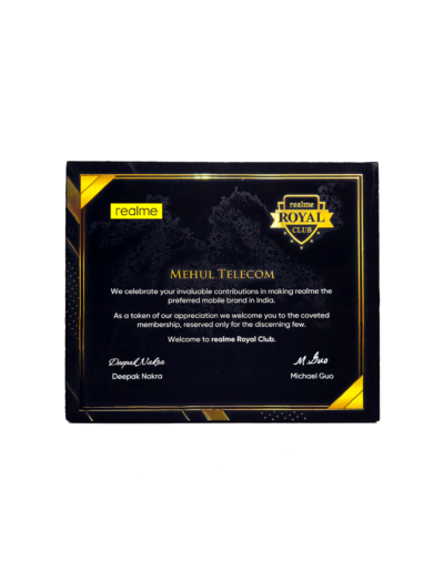 Certificate Realme - 1