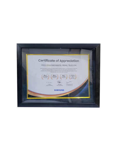 Certificate Samsung - 1