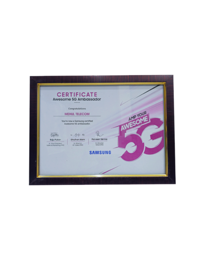 Certificate Samsung - 2